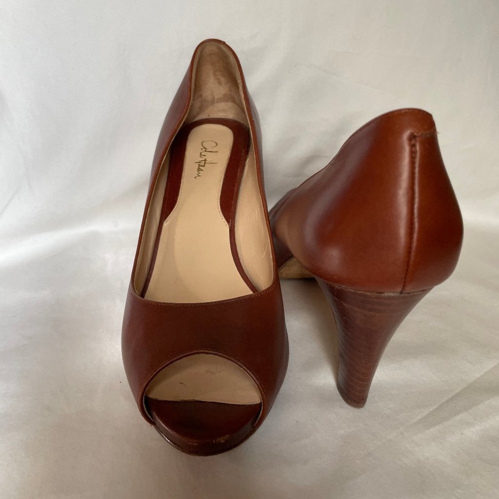 Cole Haan Peep Toe Heels